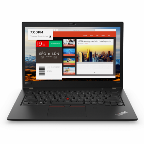 Lenovo T480S, Core i5-8250U 1.6/3.4Ghz, 8GB, 256GB SSD, 14" FHD Touch, 4G LTE, Win 10 Pro 64, 3 Yr