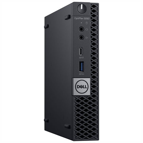 Dell Optiplex 5060 Micro, Core i5-8500T 2.1/3.5Ghz, 8GB, 256GB SSD, Win 10 Pro 64, 3 Yr